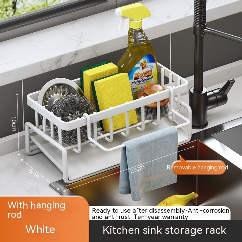 Kitchen Sink Storage Rack – Multi-Functional Drainage Basket