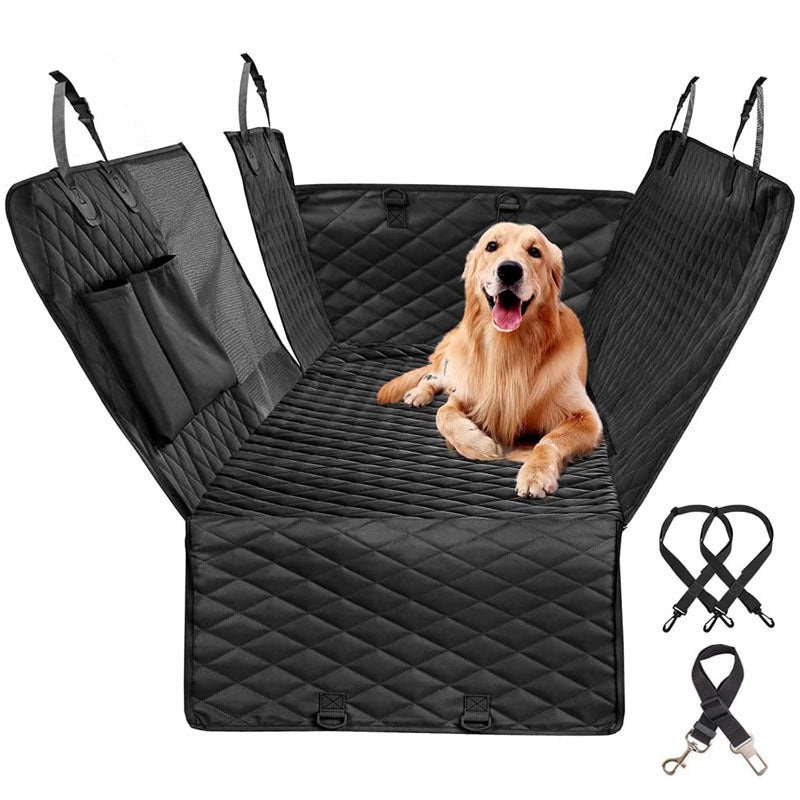 Deluxe Pet Car Seat Cover – Waterproof Dog Travel Rear Seat Cushion