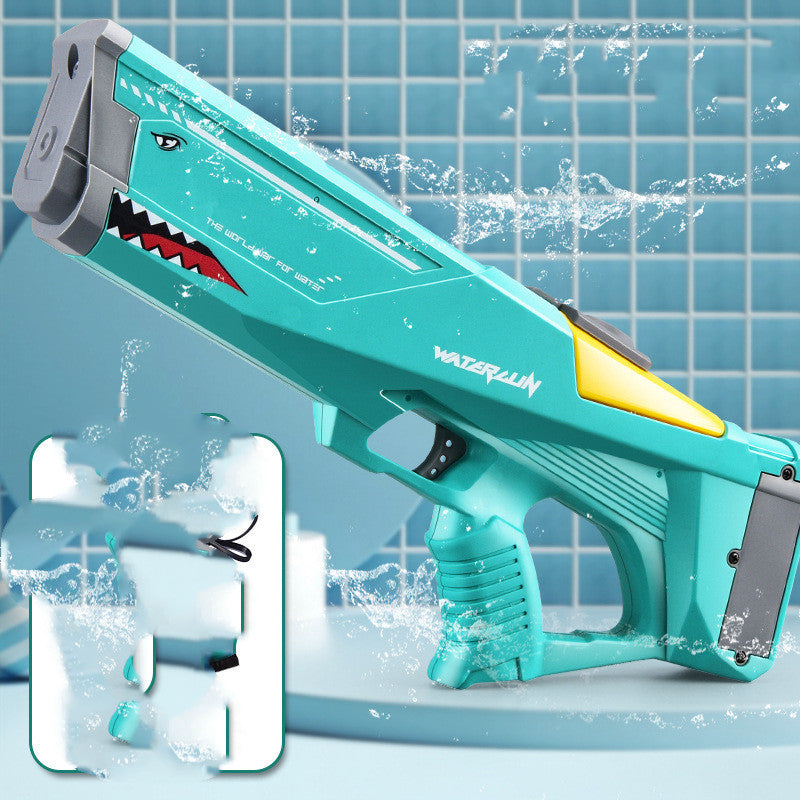 Automatic Shark Water Gun – Electric High-Pressure Water Blaster Toy