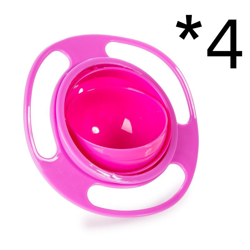 360° Rotate Spill-Proof Baby Bowl – Safe & Easy Feeding Dish