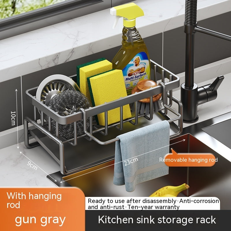 Kitchen Sink Storage Rack – Multi-Functional Drainage Basket