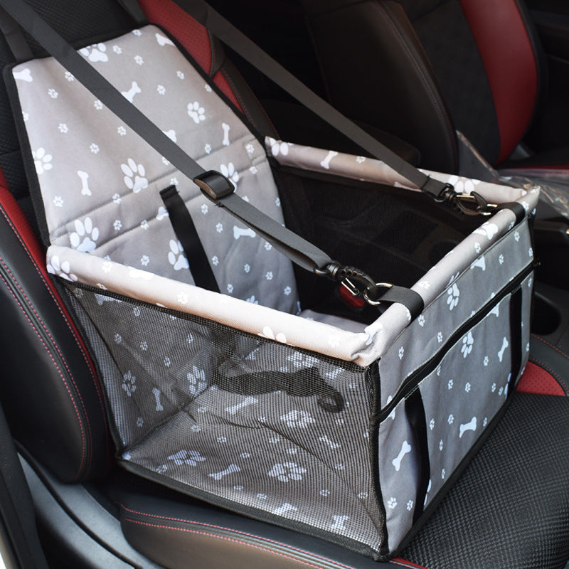 4D Waterproof Pet Car Seat Mat – Mesh Double Layer Travel Bag