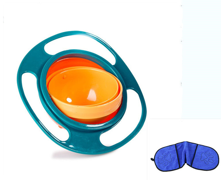 360° Rotate Spill-Proof Baby Bowl – Safe & Easy Feeding Dish