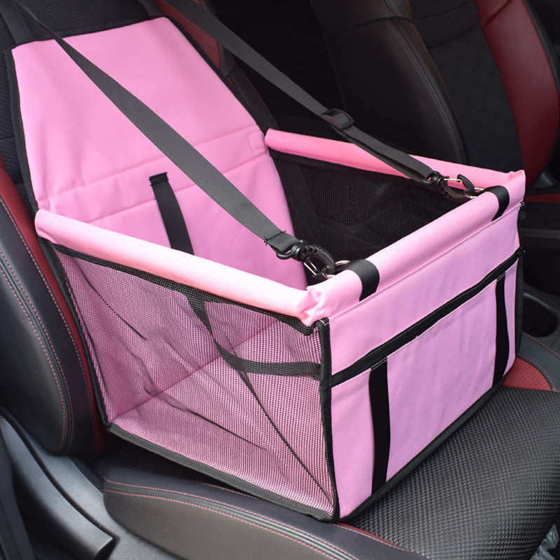 4D Waterproof Pet Car Seat Mat – Mesh Double Layer Travel Bag