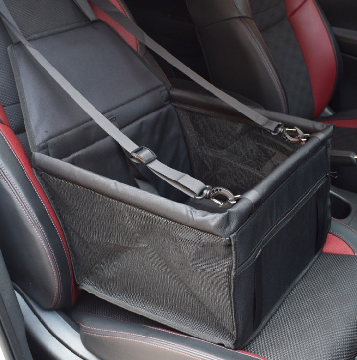 4D Waterproof Pet Car Seat Mat – Mesh Double Layer Travel Bag
