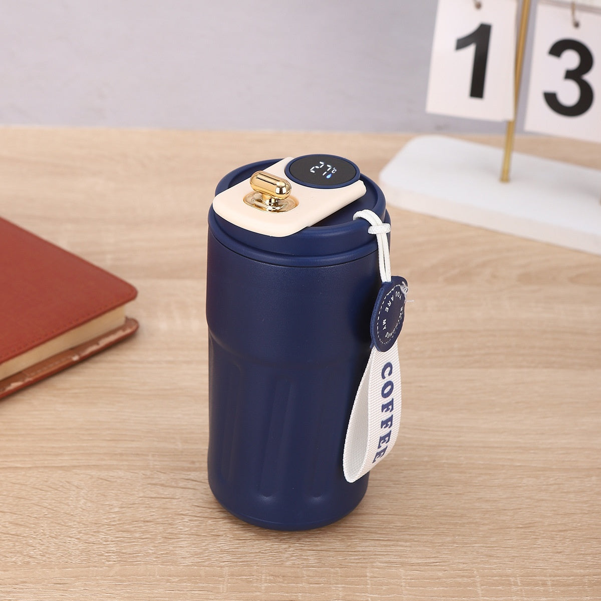 Smart Digital Thermal Bottle – 450ml Insulated Coffee & Water Mug