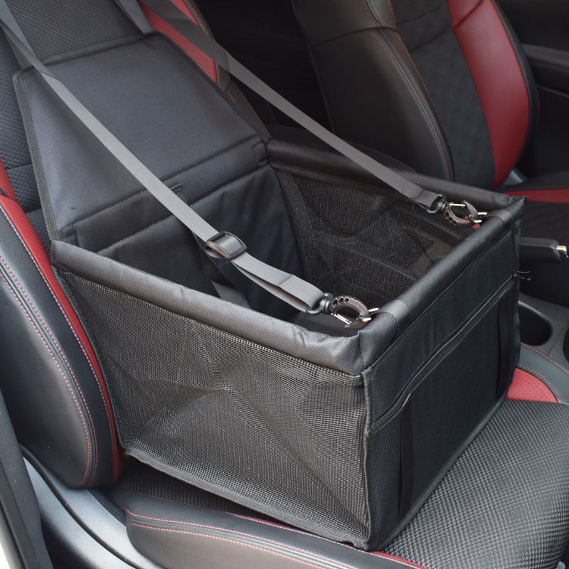 4D Waterproof Pet Car Seat Mat – Mesh Double Layer Travel Bag