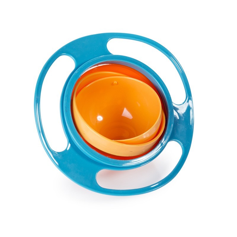 360° Rotate Spill-Proof Baby Bowl – Safe & Easy Feeding Dish