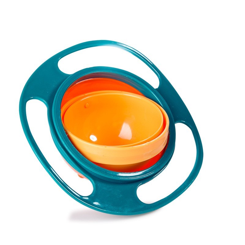 360° Rotate Spill-Proof Baby Bowl – Safe & Easy Feeding Dish