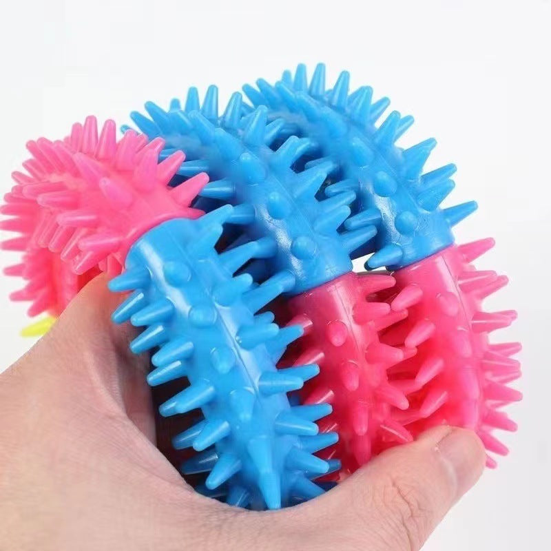 TPR Rubber Thorn Ring – Durable Bite-Resistant Chew Toy for Dogs