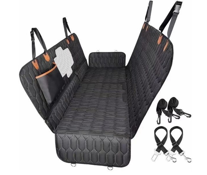 Machine Washable 3-in-1 Dog & Cat Car Seat Cover – Waterproof Mat