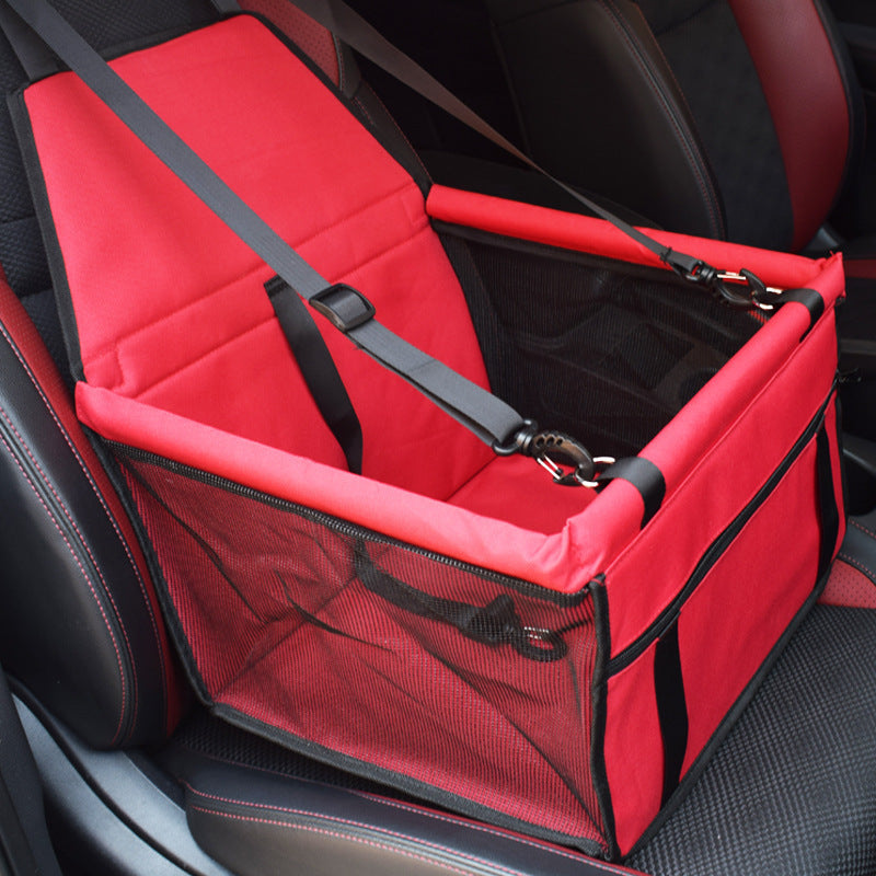 4D Waterproof Pet Car Seat Mat – Mesh Double Layer Travel Bag