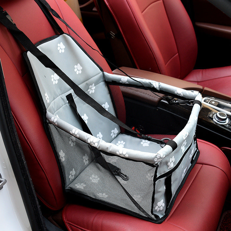 4D Waterproof Pet Car Seat Mat – Mesh Double Layer Travel Bag