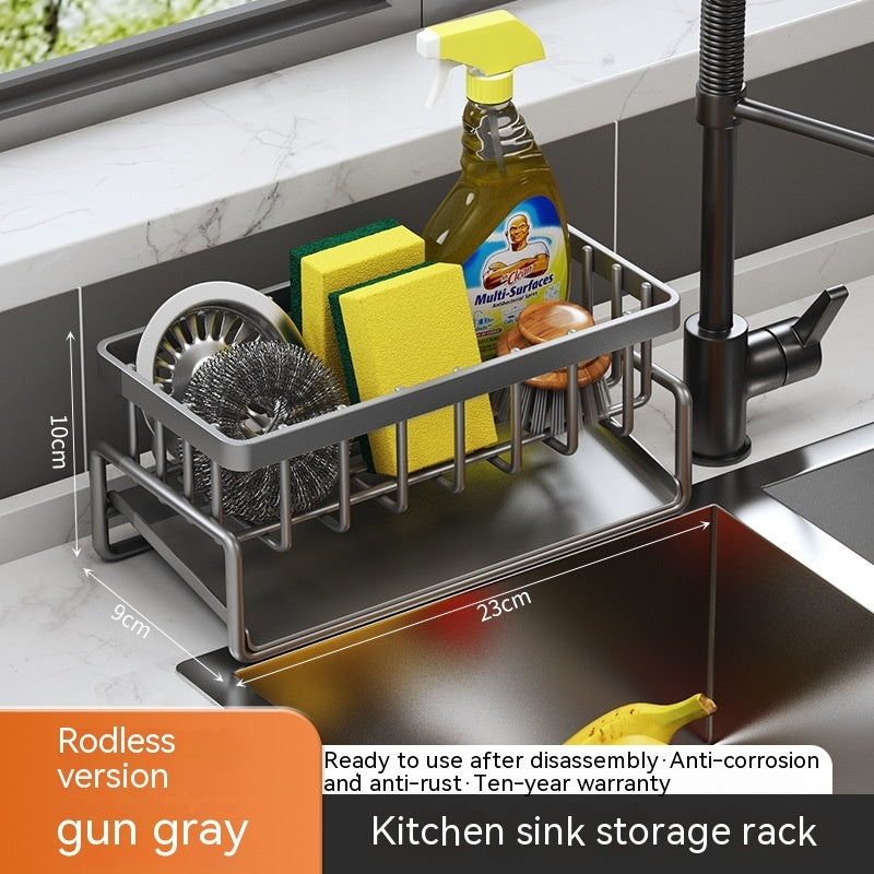 Kitchen Sink Storage Rack – Multi-Functional Drainage Basket
