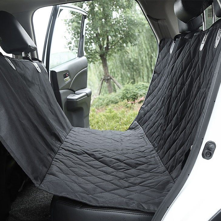 Deluxe Pet Car Seat Cover – Waterproof Dog Travel Rear Seat Cushion