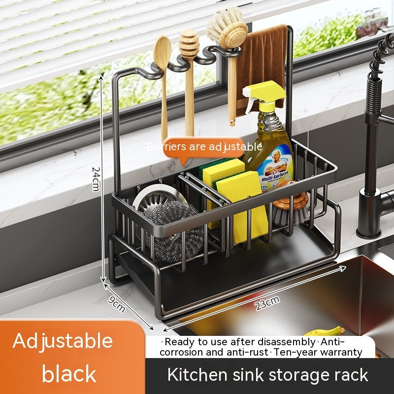 Kitchen Sink Storage Rack – Multi-Functional Drainage Basket