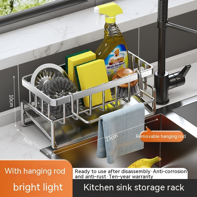 Kitchen Sink Storage Rack – Multi-Functional Drainage Basket