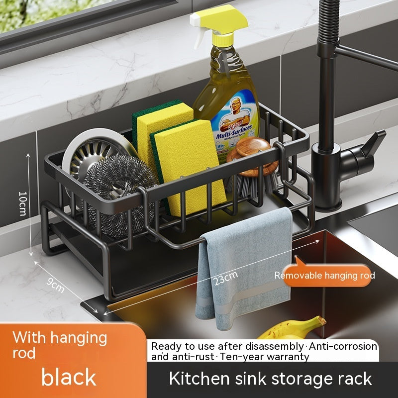 Kitchen Sink Storage Rack – Multi-Functional Drainage Basket