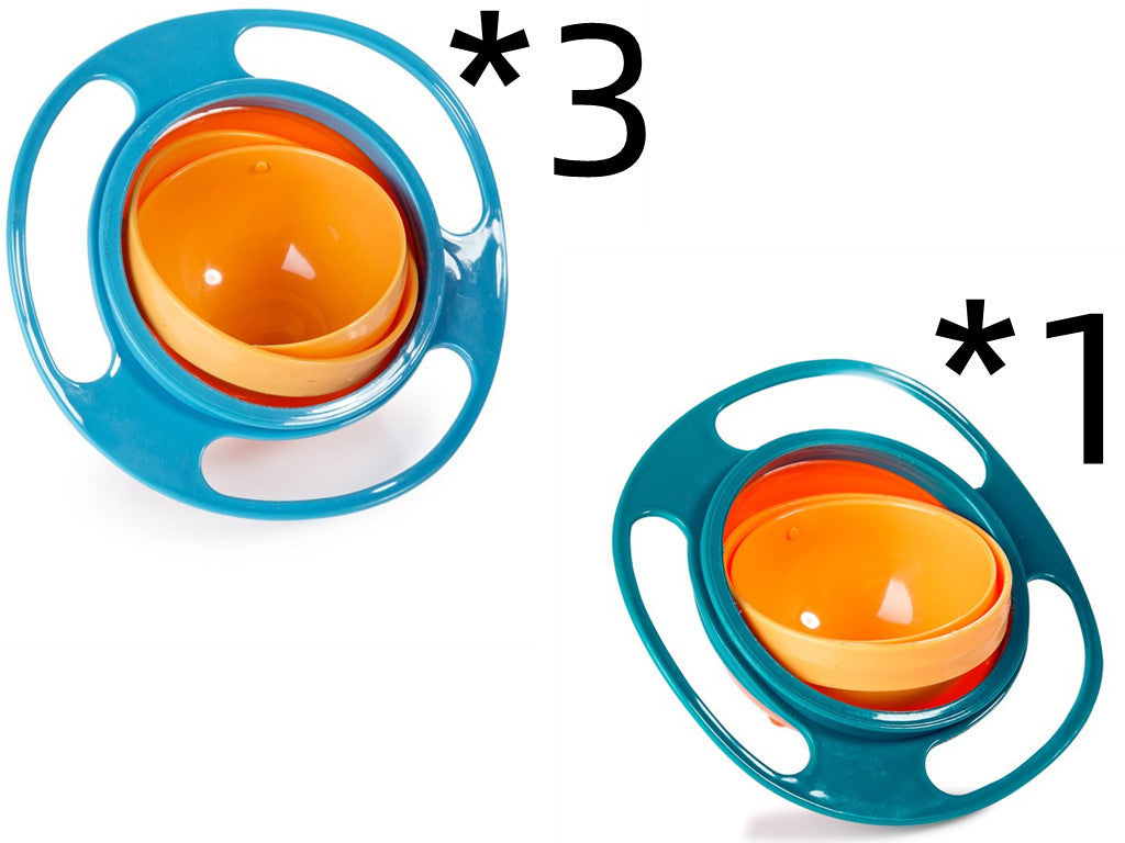 360° Rotate Spill-Proof Baby Bowl – Safe & Easy Feeding Dish