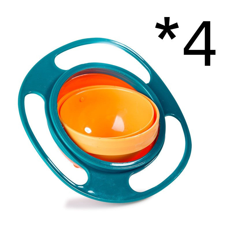 360° Rotate Spill-Proof Baby Bowl – Safe & Easy Feeding Dish