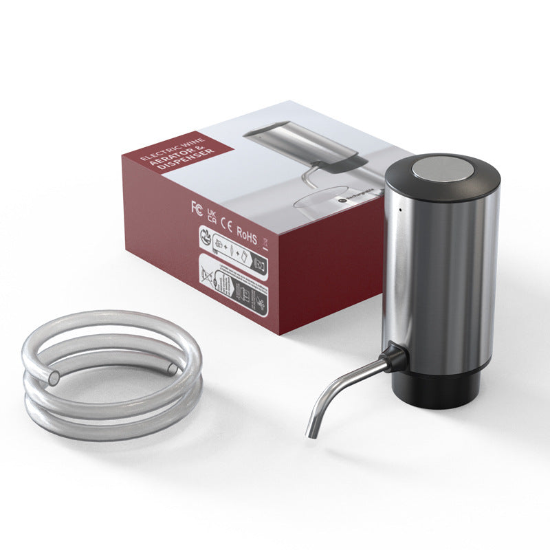 Stainless Steel Electric Wine Decanter – Automatic Pouring Device