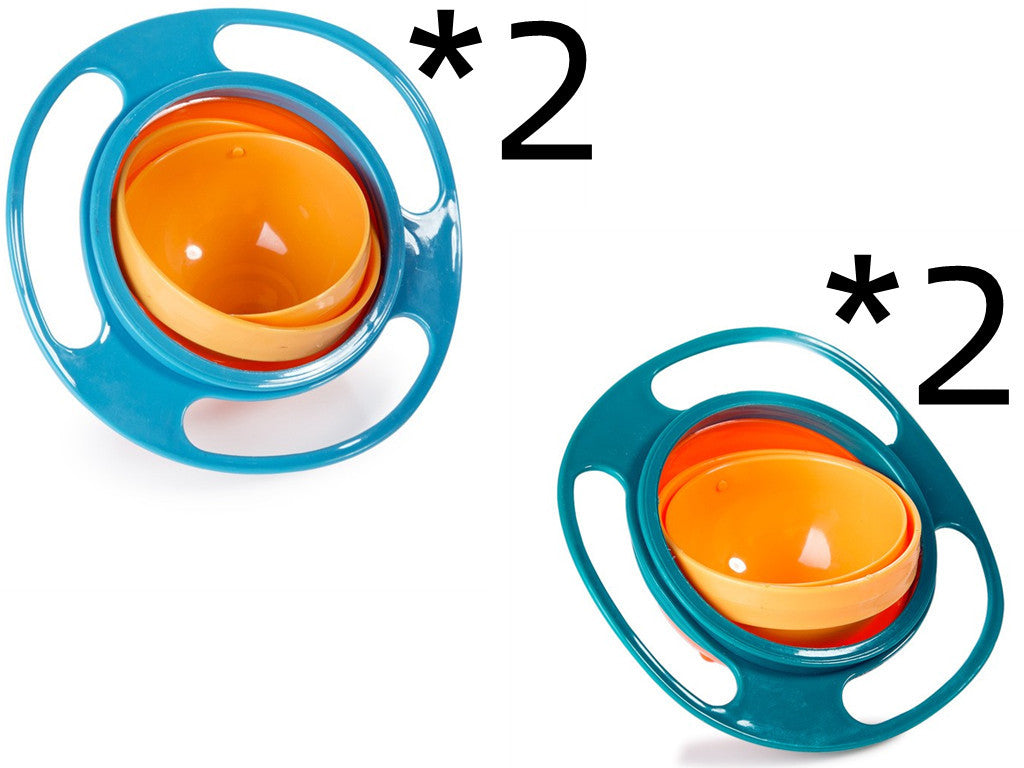 360° Rotate Spill-Proof Baby Bowl – Safe & Easy Feeding Dish