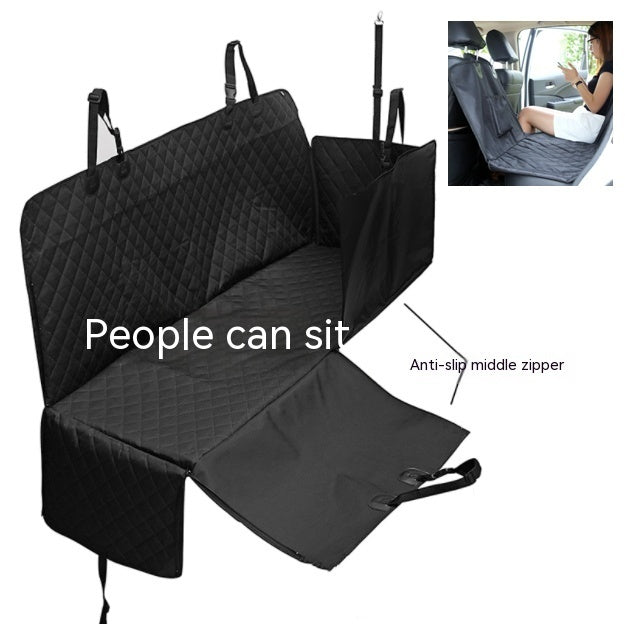 Deluxe Pet Car Seat Cover – Waterproof Dog Travel Rear Seat Cushion