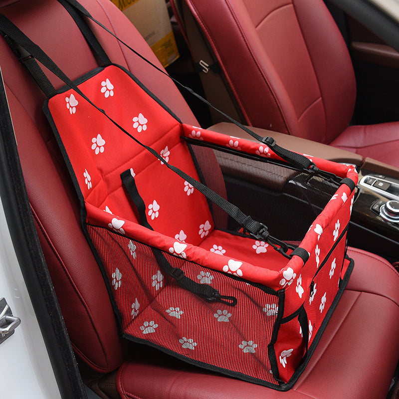 4D Waterproof Pet Car Seat Mat – Mesh Double Layer Travel Bag