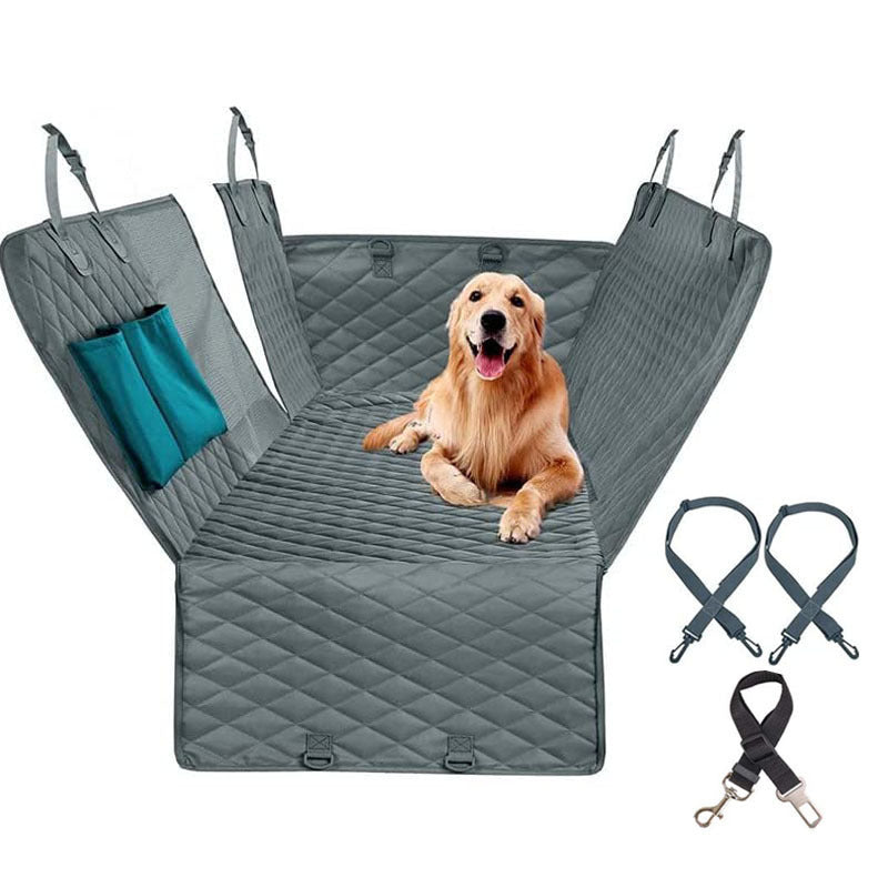 Deluxe Pet Car Seat Cover – Waterproof Dog Travel Rear Seat Cushion