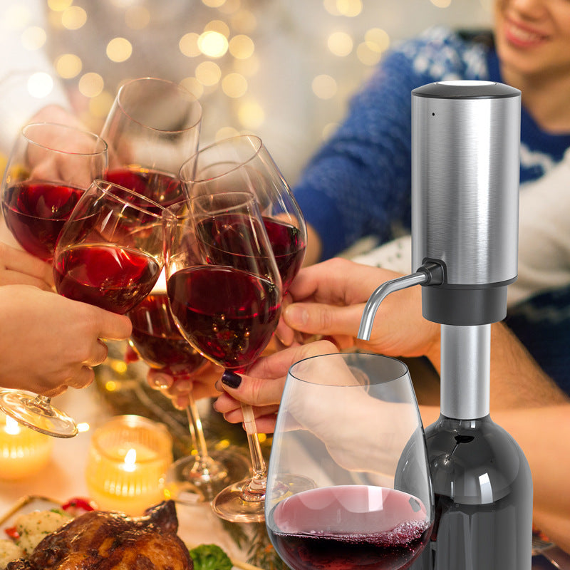 Stainless Steel Electric Wine Decanter – Automatic Pouring Device