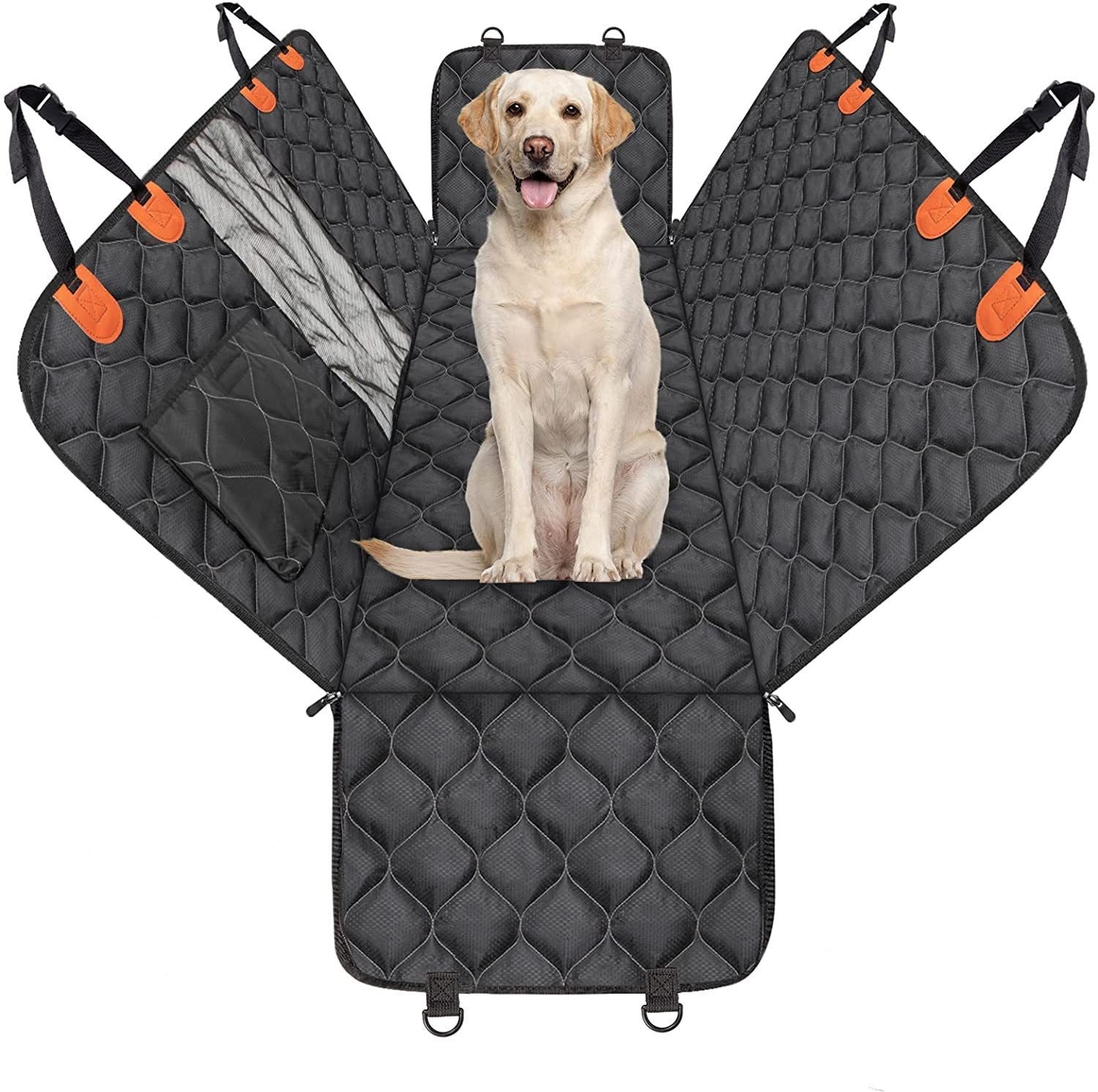 Deluxe Pet Car Seat Cover – Waterproof Dog Travel Rear Seat Cushion