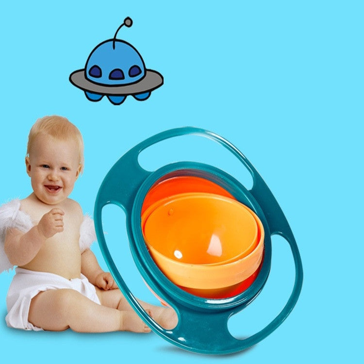 360° Rotate Spill-Proof Baby Bowl – Safe & Easy Feeding Dish