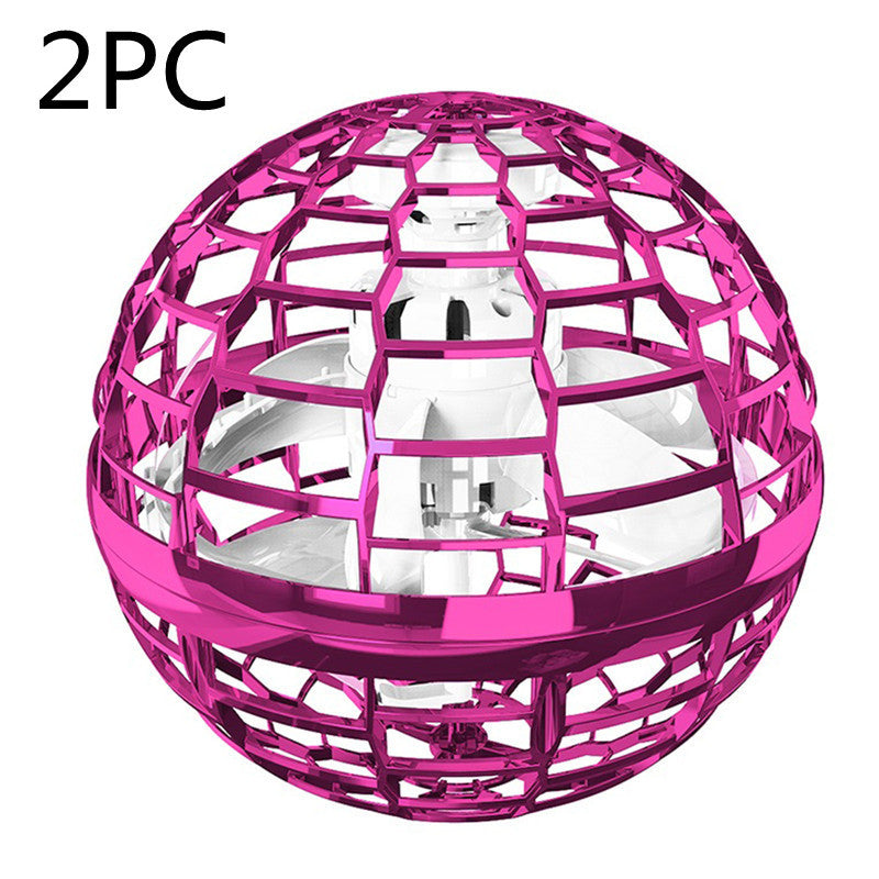 Spinning Flying Ball Toy – Interactive LED Drone Game for Kids