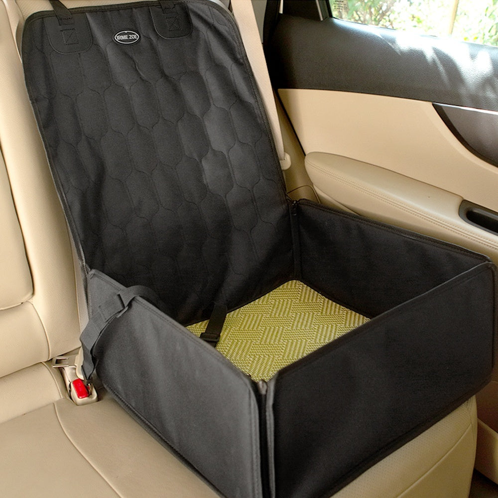 Deluxe Pet Car Seat Cover – Waterproof Dog Travel Rear Seat Cushion