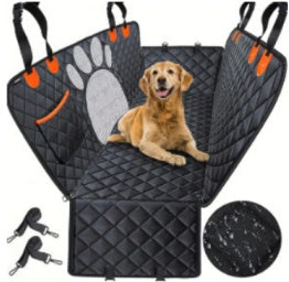 Deluxe Pet Car Seat Cover – Waterproof Dog Travel Rear Seat Cushion