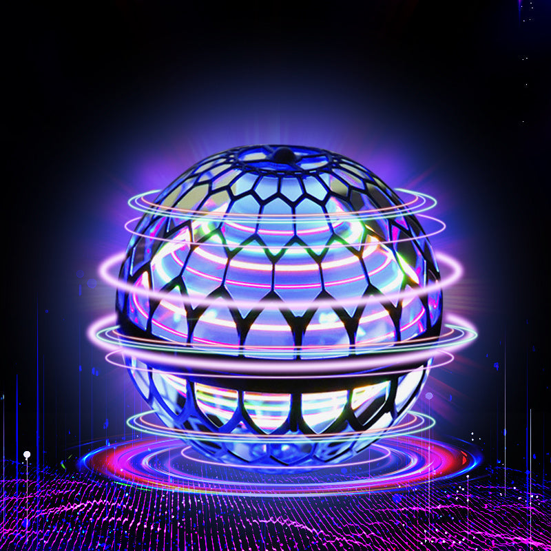 Spinning Flying Ball Toy – Interactive LED Drone Game for Kids