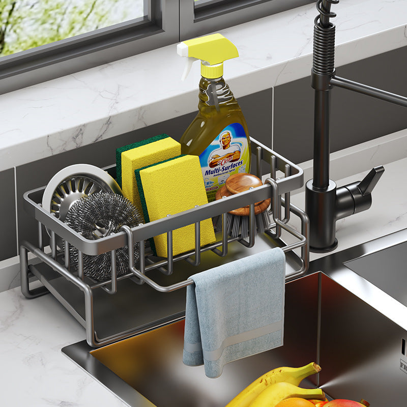 Kitchen Sink Storage Rack – Multi-Functional Drainage Basket
