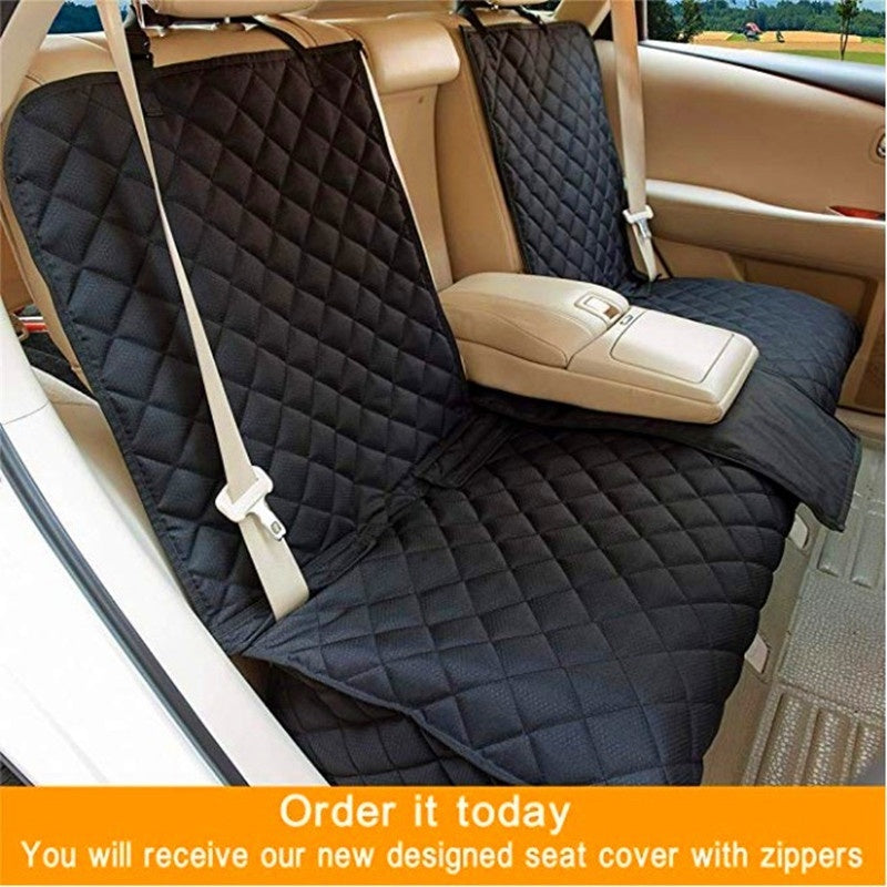 Deluxe Pet Car Seat Cover – Waterproof Dog Travel Rear Seat Cushion