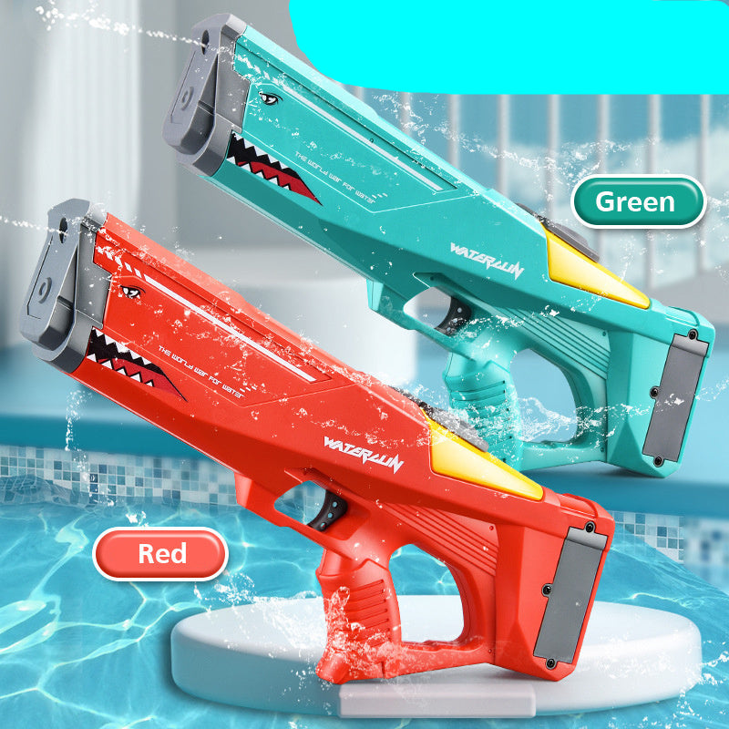 Automatic Shark Water Gun – Electric High-Pressure Water Blaster Toy