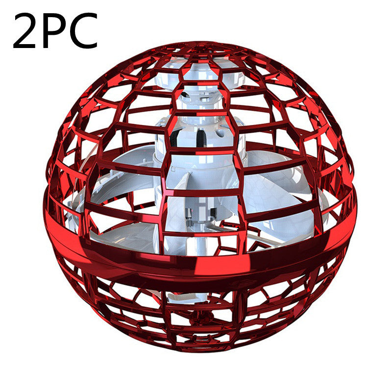 Spinning Flying Ball Toy – Interactive LED Drone Game for Kids