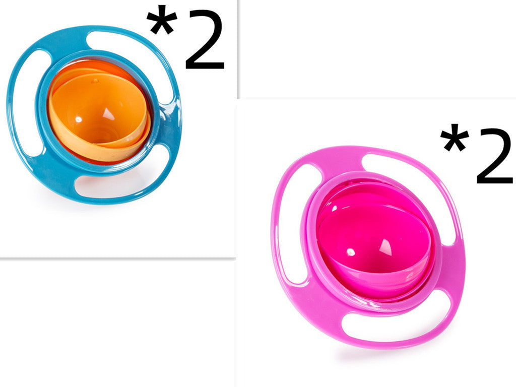 360° Rotate Spill-Proof Baby Bowl – Safe & Easy Feeding Dish