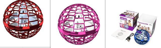 Spinning Flying Ball Toy – Interactive LED Drone Game for Kids