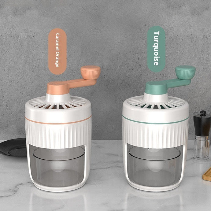 Hand-Cranked Ice Shaver – Manual Portable Ice Crusher & Snow Cone Maker