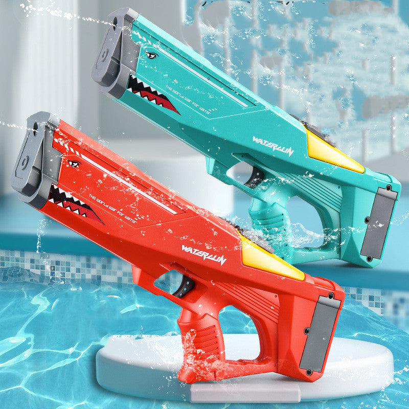 Automatic Shark Water Gun – Electric High-Pressure Water Blaster Toy