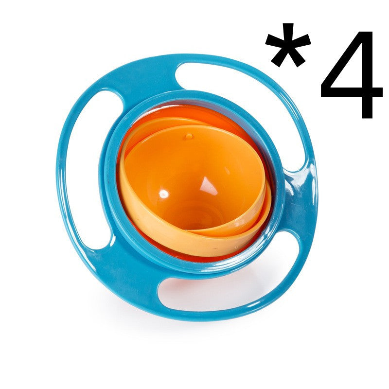 360° Rotate Spill-Proof Baby Bowl – Safe & Easy Feeding Dish