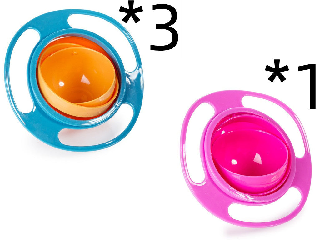 360° Rotate Spill-Proof Baby Bowl – Safe & Easy Feeding Dish